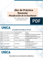 SESIÓN 1. PLANIFICAR LA ENSEÑANZA Inicio