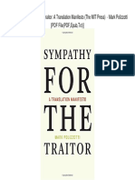 Sympathy For The Traitor: A Translation Manifesto (The MIT Press) - Mark Polizzotti (PDF File (PDF, Epub, TXT) )