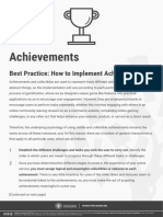 Achievements: Best Practice: How To Implement Achievements