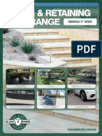 Paving Retaining Wall Price List March 2020
