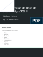 Administración de Base de Datos PostgreSQL II