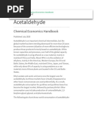 Acetaldehyde - Chemical Economics Handbook (CEH) - IHS Markit