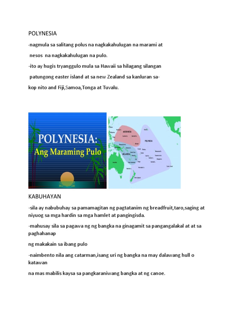 POLYNESIA | PDF