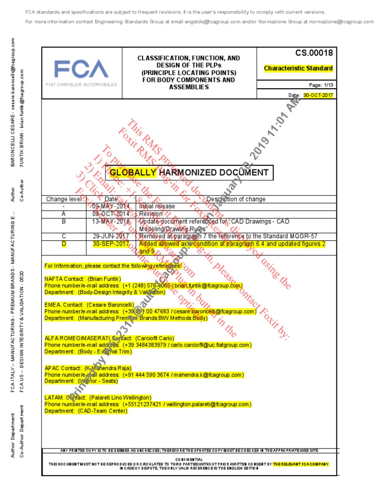 CS 00018 | PDF | Specification (Technical Standard) | Email Address