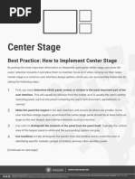 Best Practice: How To Implement Center Stage