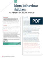 Problem Behaviour in Children: An Approach For General Practice