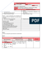 5to de Secundaria - Enero Plan Diario (Naturales)