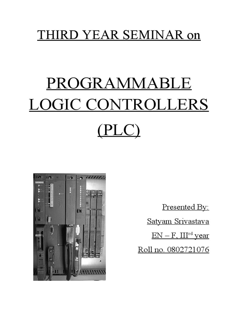 Overview of PLC Technology and Applications | PDF | Computers ...
