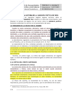 Sabiduría Poetica. Crítica Al Cartesianismo e Idealismo. Historia. Vico