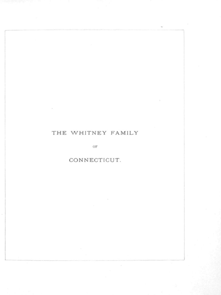 Whitney Family History Volume 3 Part 1 | PDF | Violence