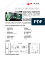 GSV-200B: Video-Audio Test Signal Generator Module