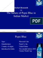 The Failure of Pepsi Blue in Indian Market