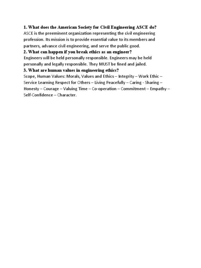 ASCE Mission and Ethics Overview | PDF | Career & Growth