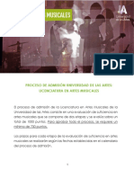 Requisitos - Artes Musicales Iis2020 PDF