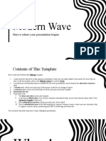 Modern Wave: Here Is Where Your Presentation Begins