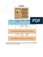 Plan de Lectura PDF