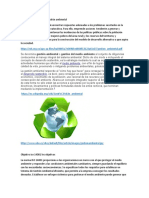 Gestión ambiental: respuestas a problemas medioambientales y desarrollo sostenible