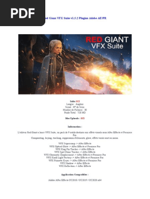 Red Giant VFX Suite V1.5.2 Plugins Adobe AE-PR | PDF | Application.