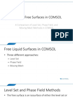 Modeling of Free Surfaces in COMSOL PDF