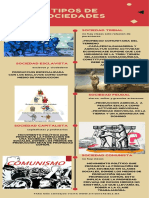 Rojo Ilustrado Cronograma Infografía PDF