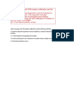 Add Cover Page With GPG Project Codification and The Following Activities