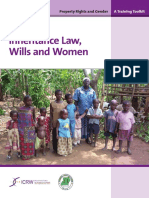 Property Rights and Gender A Training Toolkit Inheritance Law Wills and Women PDF