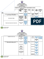 Department of Education: Curriculum Implementation and Learning Management Matrix English 2