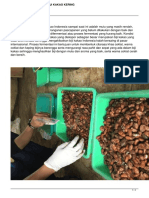 Teknologi Fermentasi Biji Kakao Kering PDF