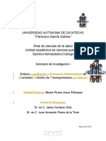 Sintesis y Purificacion de Hibridos de Fluoroquinilonas