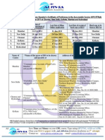 RTR (A) Exams Dates For The Year 2011