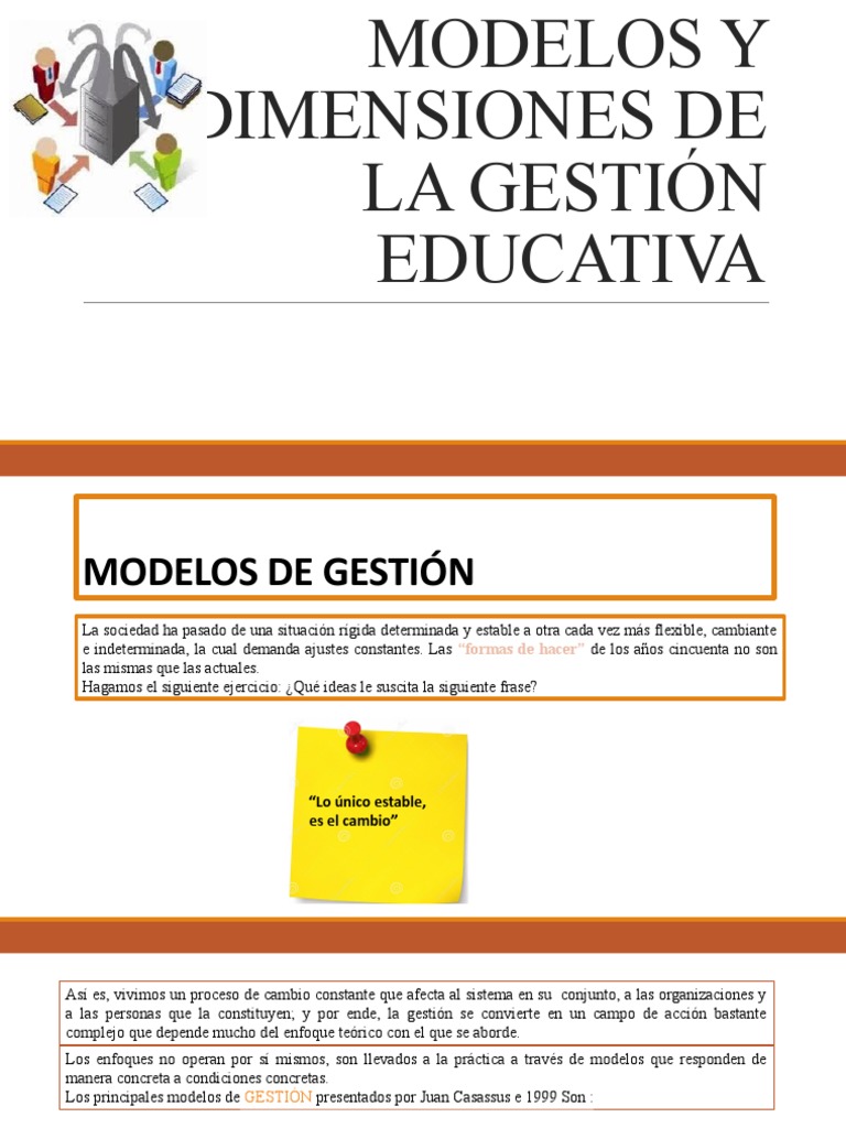 Modelos de Gestión Educativa en Ecuador | PDF | Institución | Planificación