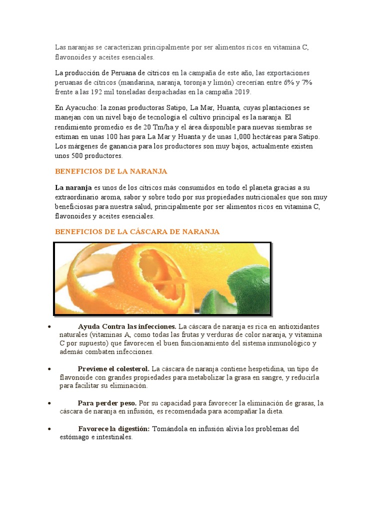Beneficios de La Pectina PDF Naranja) Fibra dietética