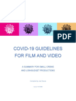 COVID-19 Guidelines For Film and Video - A Summary For Small Crews and Low-Budget Productions