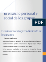 El Entorno Personal y Social de Los Grupos