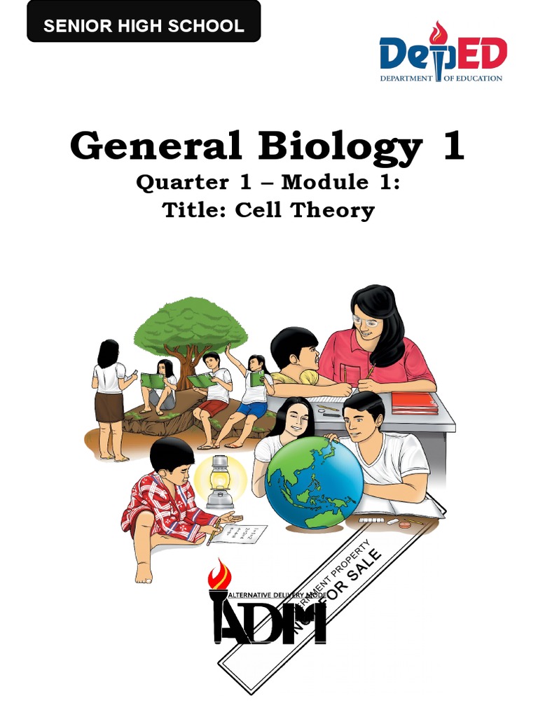 General Biology 1: Quarter 1 - Module 1: Title: Cell Theory | PDF ...