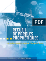 Recueil de Paroles Prophétiques: de Décembre 2018 À Février 2019