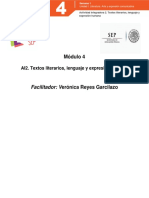 Textos Literarios, Lenguaje y Expresión Humana