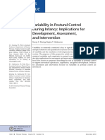 Variability in Postural Control During Infancy PDF