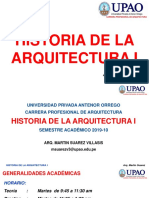 Historia de La Arquitectura I - Tema 1 PDF