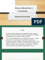 Políticas educativas y Literatura