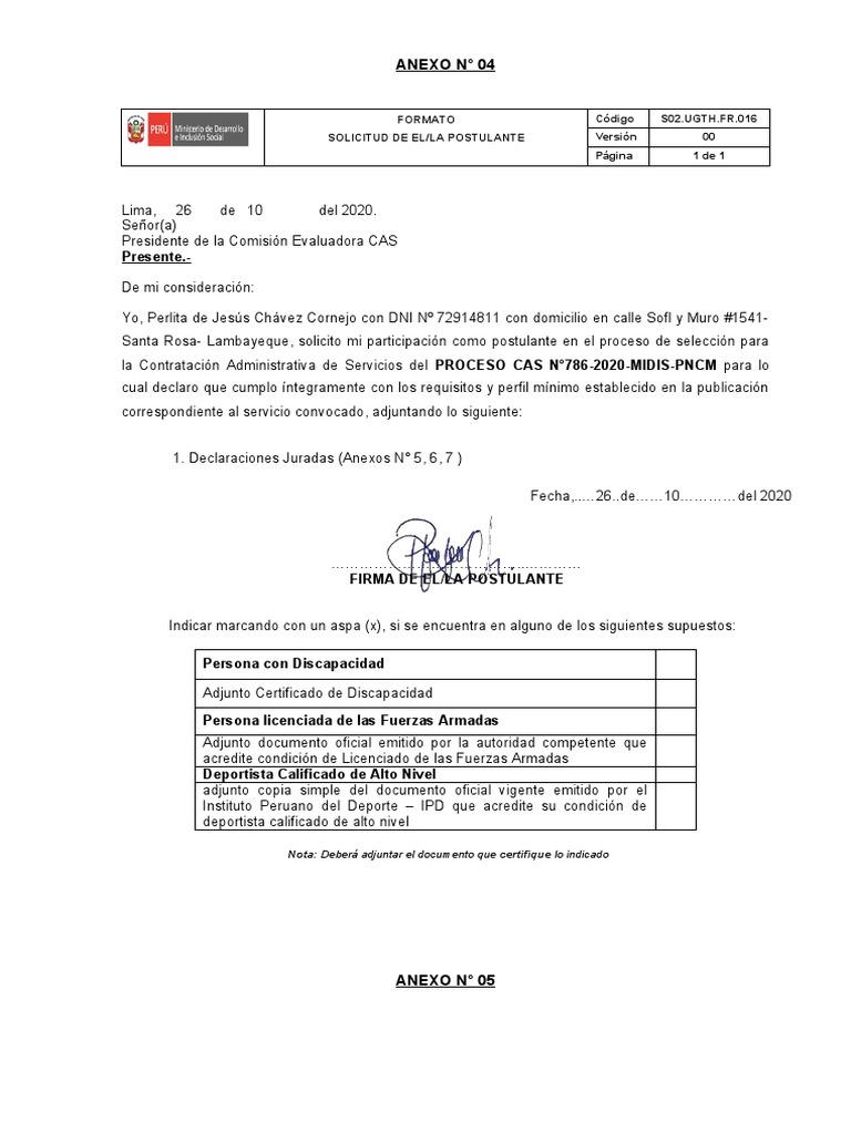 Anexos 04 Al 07-2020 786 | PDF | Maestros | Gobierno