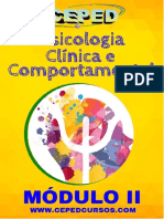 Pisologia Clínica e Comportamental Módulo II