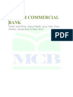 Muslim Commercial Bank: Abdul Ahad Khan, Ahmed Shaffi, Areej Tahir, Faraz Bokhari, Hassan Riaz & Sana Javed