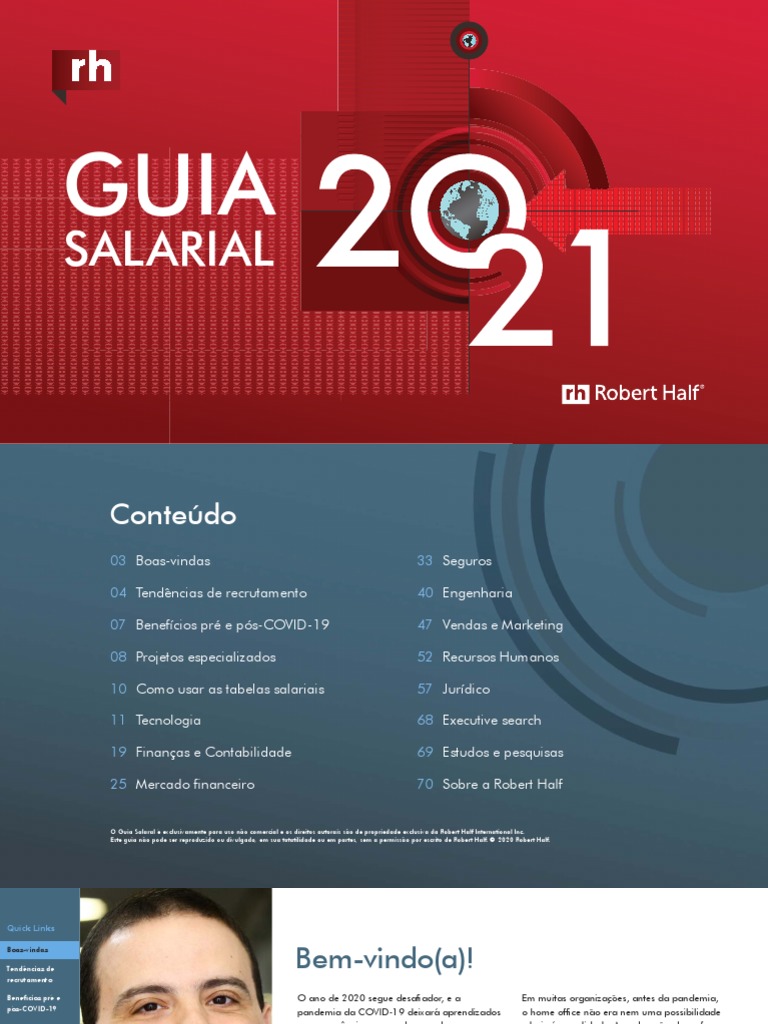 Guia Salarial Robert Half 2021 PDF PDF Gestão de recursos humanos