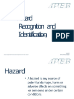 Hazard Recognition and Identification: Safety Meeting