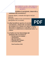 Causas y Características Del Crecimiento