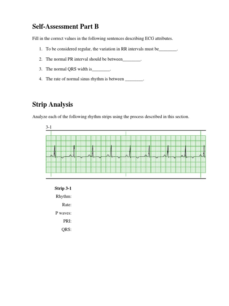 ECG Section03 - SelfAssessment - B PDF | PDF | Science & Mathematics
