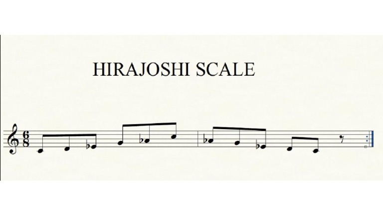 Hirajoshi Scale | PDF