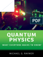 Raymer Michael G Quantum Physics - What Everyone Needs To Know Oxford University Press 2017 PDF