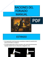 Operaciones Del Forjado Manual